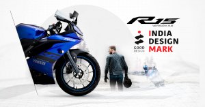 Yamaha R15 gana el India Design Award