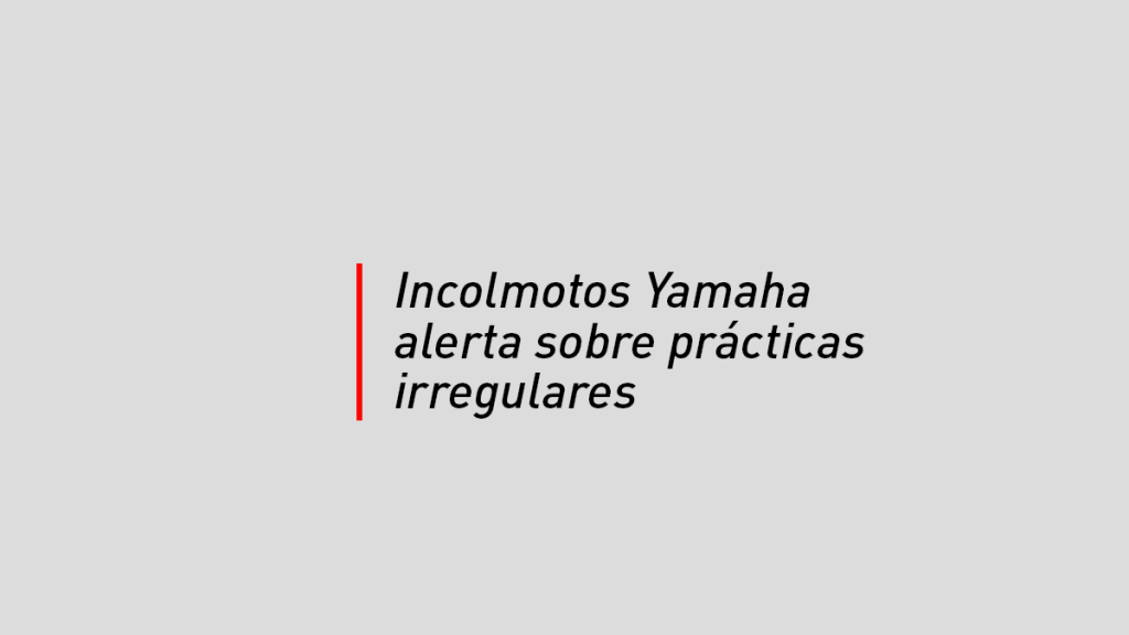 Alertamos sobre prácticas irregulares